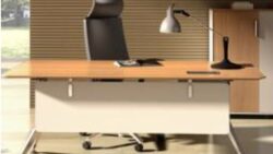 GP Potenza Rectangular Desk With Cable Access