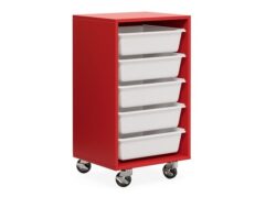 DD Canoona 5 Mobile Tote Box Melamine Trolley