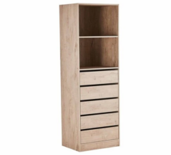 HE Bronte 5 Drawer Wardrobe with a Shelf