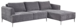 HE Anne Fabric Upholstereed 3 Seater Sofabed with Chaise