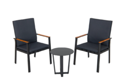 HE Coastal Aluminium 3 Piece Outdoor Lounge Set