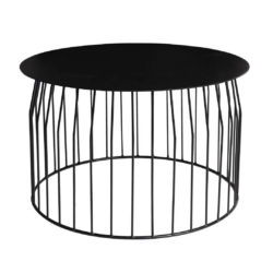 SH Angel Metal Outdoor Coffee Table – Black
