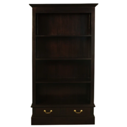 CT Tasmania Solid Timber 2 Drawer Bookcase