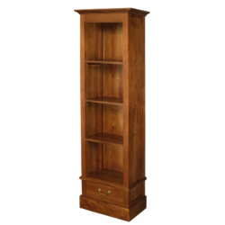 CT Tasmania Solid Timber 1 Drawer Bookcase