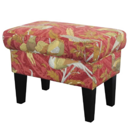 BT Louis Chinoiserie Digital Print Fabric Upholstered Foot Stool