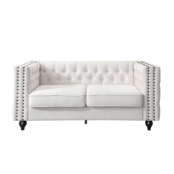 BT Mayfair Fabric Upholstered Tufted Back 2 Seater Sofa