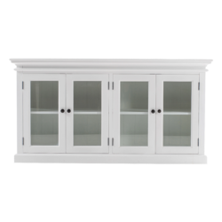 NS Halifax Solid Timber Display Buffet with 4 Glass Doors