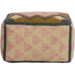 SH Bayu Fabric Upholstered Square Ottoman