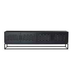 BT Brittania Metal Base 4 Door Entertainment Unit