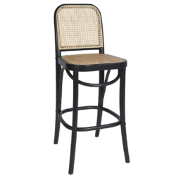 SH Shelly Timber Framed Bar Stool – Black