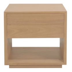CT Oscar Solid Timber 1 Drawer Bedside Table