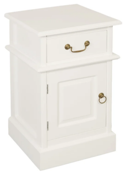 CT Tasmania Solid Timber 1 Door 1 Drawer Bedside Table