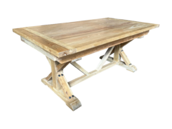 MF Morris Solid Timber Double Extension Dining Table