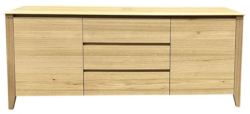 MD Clara Solid Timber 2 Door 3 Drawer Buffet