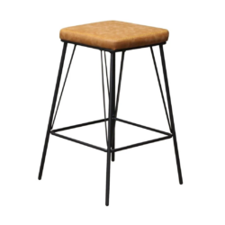 BT Bayou PU Upholstered Seat Metal Base Bar Stool