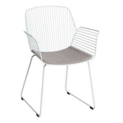 SH Angel Rebello Metal Armchair