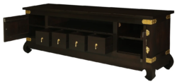 CT Dynasty Solid Timber 2 Door 4 DVD Drawer Entertainment Unit