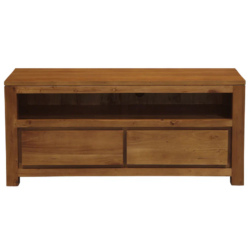CT Amsterdam Solid Timber 2 Drawer Entertainment Unit