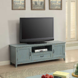 TJ Amelia Entertainment TV Low Line Unit Shabby Chic Finish