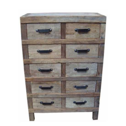 MF Industrial Iron 10 Drawer Chest