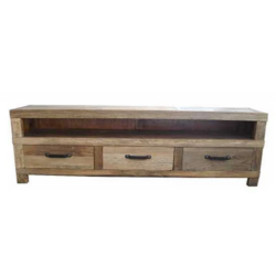 MF Industrial Iron 3 Drawer Entertainment unit