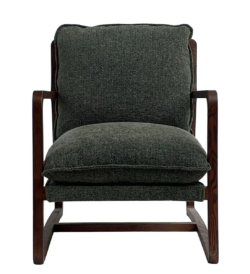 CR Rory Solid Timber Frame Fabric Upholstered Armchair