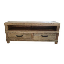 MF Industrial Iron 2 Drawer Entertainment Unit