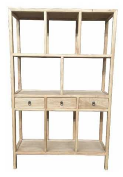 MF Chinese Antique Reproduction Bookself Display Cabinet