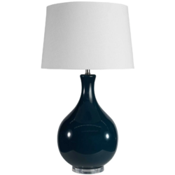 SH Dark Night Glass Base Table Lamp
