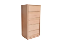 MD Moni Solid Timber Lingerie Chest with 5 Drawers