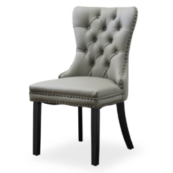 BT Elena Grey PU Leather Upholstered Dining Chair
