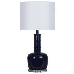 SH Ashly Ceramic Base Table Lamp Blue