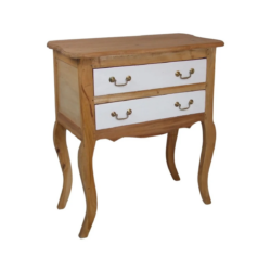 CR Bowral Solid Timber 2 Drawer Bedside Table