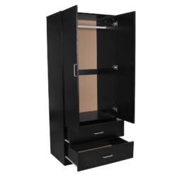 HE Randwick 2 Door 2 Drawer Wardrobe with Hanging Rail
