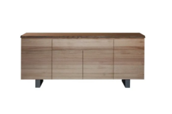 MD Nancy Solid Timber Metal Legs 4 Door Buffet
