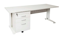 RL Rapid Span Desks with White Top
