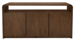 CT Gatsby Solid White Cedar Timber 3 Door Buffet