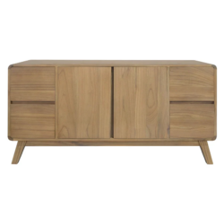 CT Providence Solid Timber 2 Door 4 Drawer Sideboard