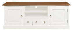 CT Tasmania Solid Timber 2 Door Drawer Entertainment Unit