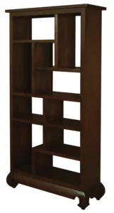 CT Dynasty Solid Mahogany Timber 10 Cube Display Shelf
