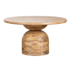 BT Sphere Solid Timber Round Dining Table
