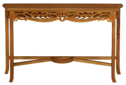 CT Jepara Solid Timber Carved Sofa Table