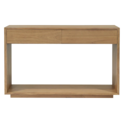 CT Oscar Solid Timber 2 Drawer Sofa Table