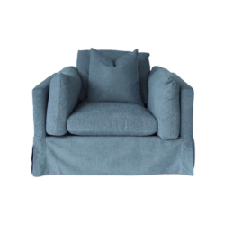 CR Durham Fabric Upholstered Swivel Chair