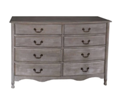 VI Chantelle Solid Timber 8 Drawer Dresser