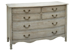 VI Chantelle Solid Timber 6 Drawer Dressing Table