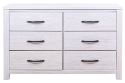 VI Florida Solid Timber Coastal Design 6 Drawer Dresser