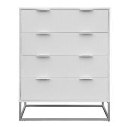 VI Arlington Solid Timber 4 Drawer Tallboy