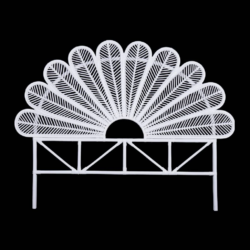 VI Sunflower Natural Rattan Bedhead