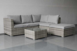 VI Solway Wicker Wrapped Outdoor Modular Lounge Setting